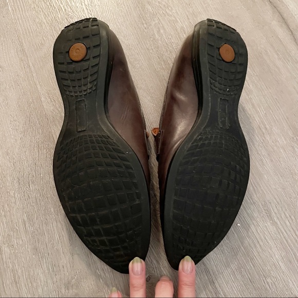 Ingledew’s Italian Collection Brown Leather Loafers Size 8.5 - Picture 6 of 9